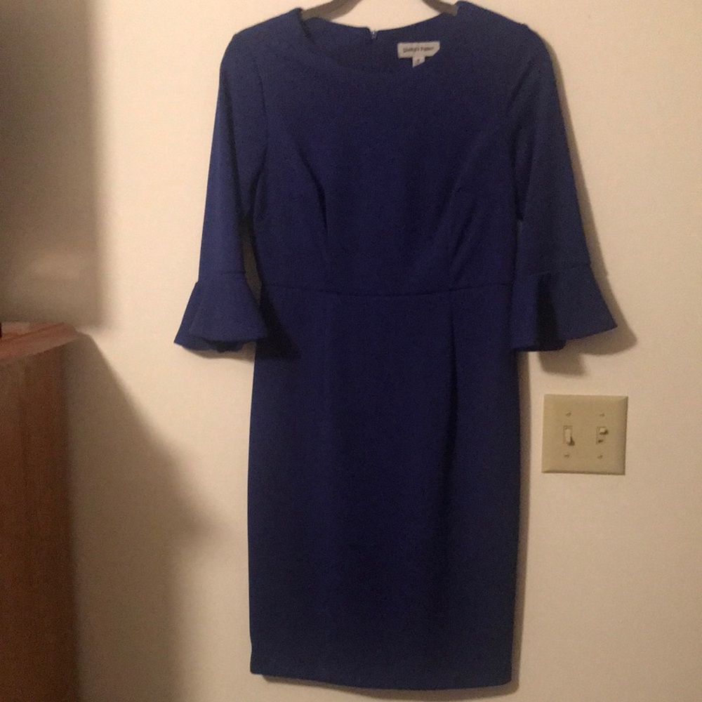 Royal blue sheath dress size six